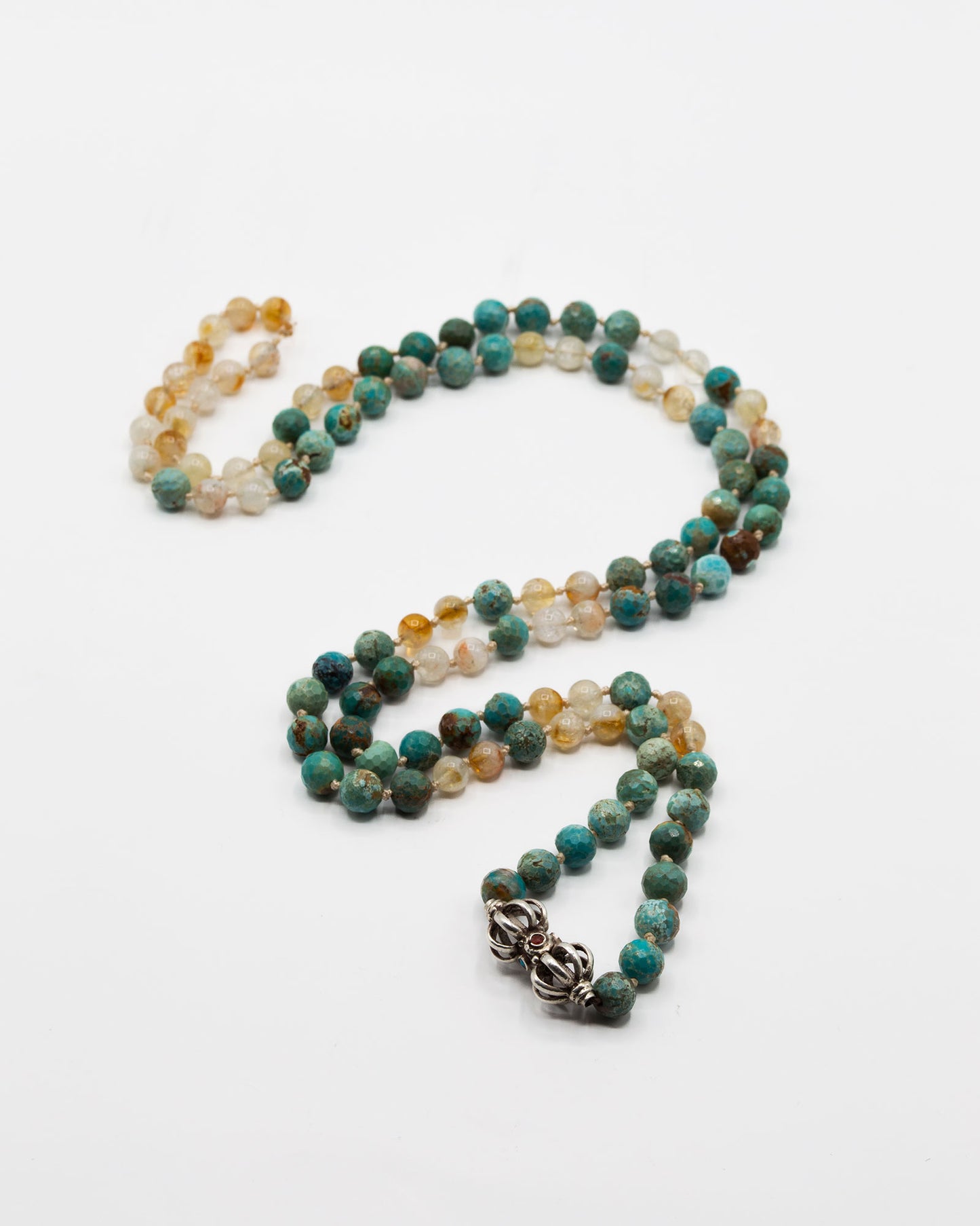 Turquoise x citrine with Vajra