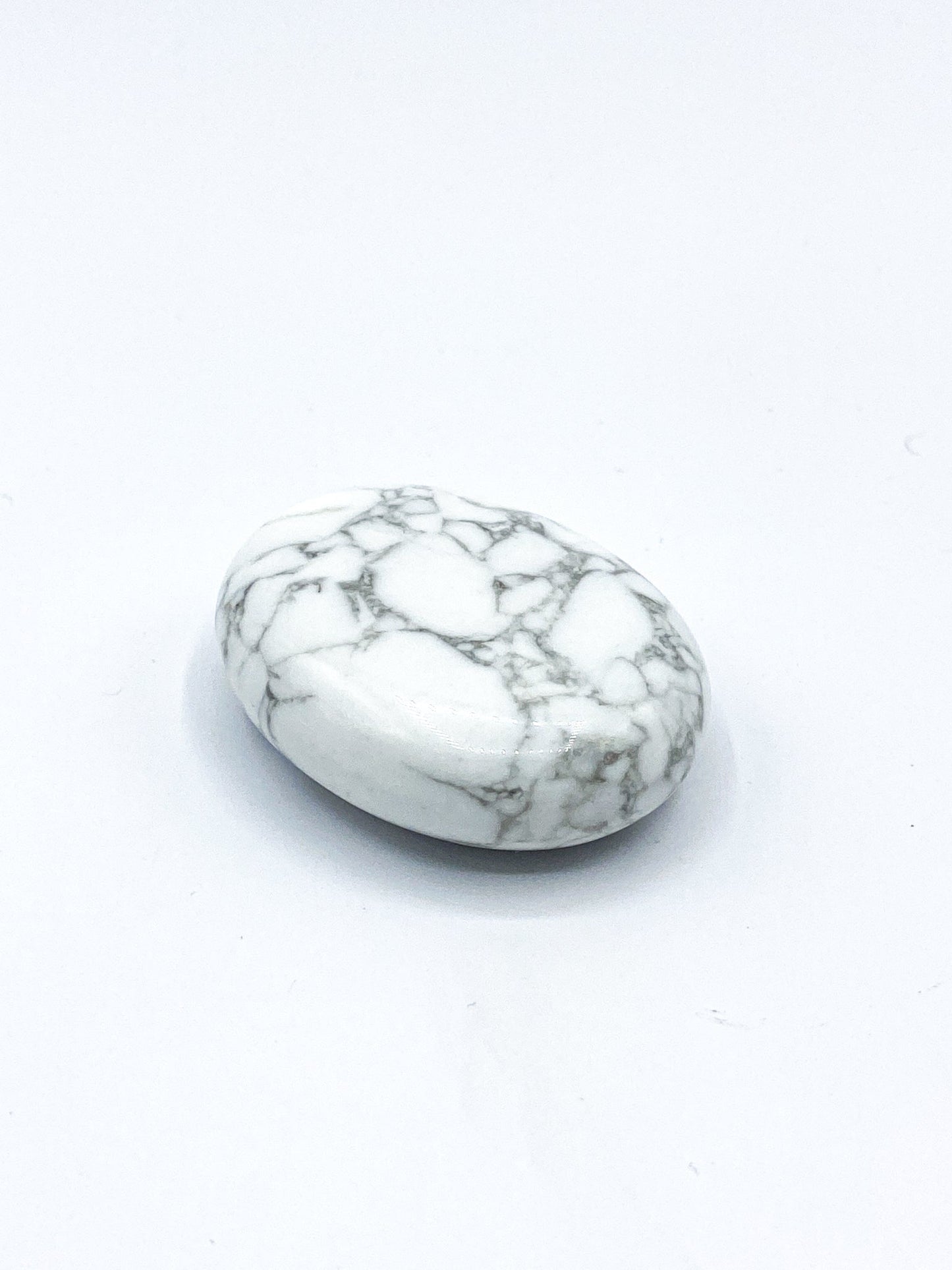 White Howlite Palm Stone