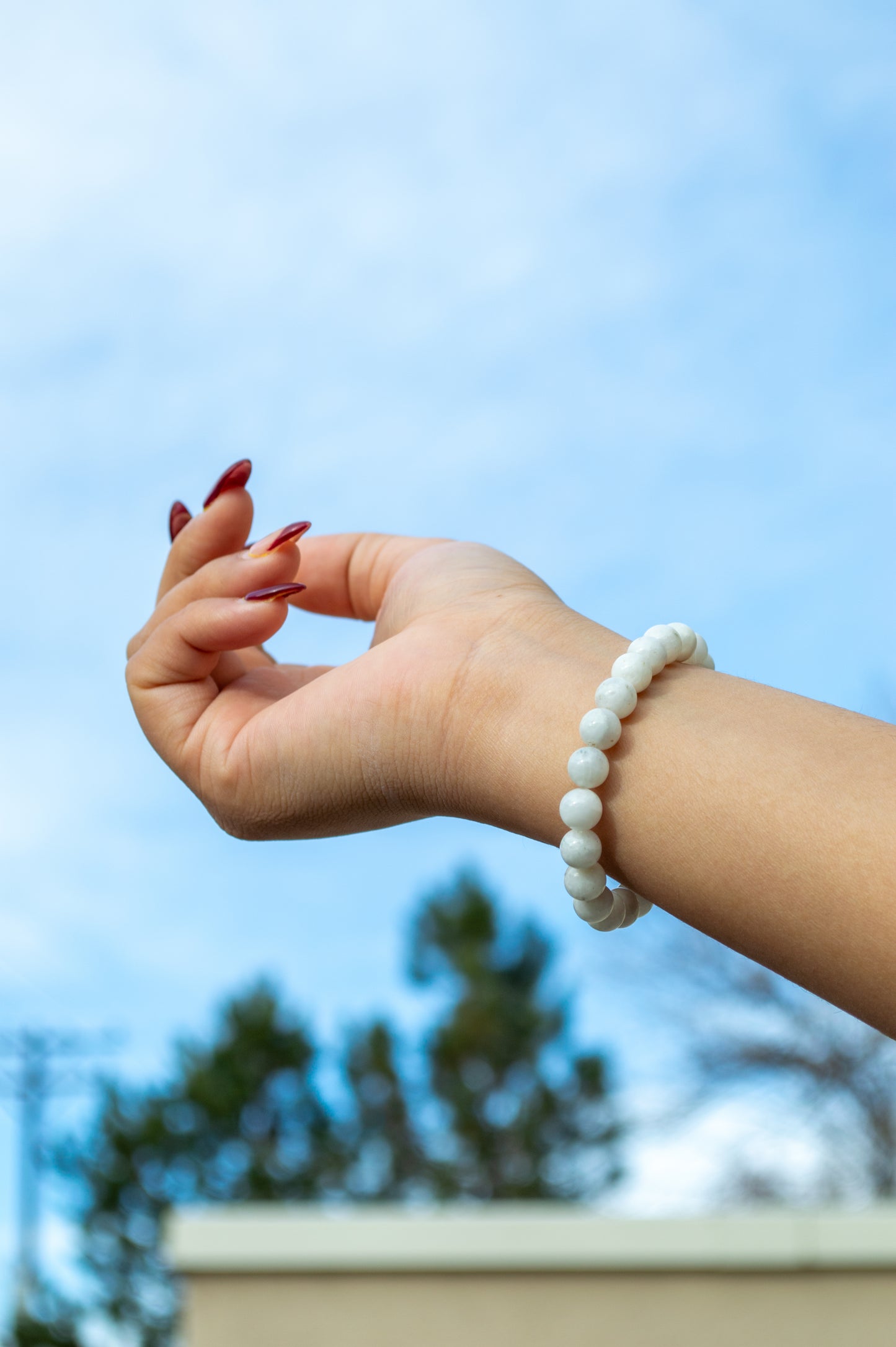 Milky Moonstone Bracelet