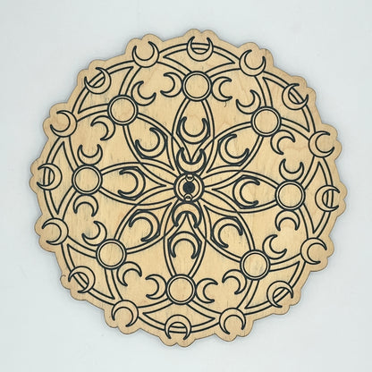Moon Crystal Grid Boards 6"