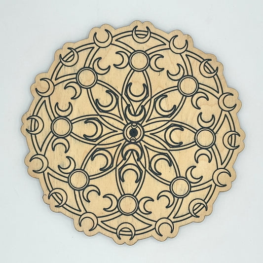 Moon Crystal Grid Boards 6"