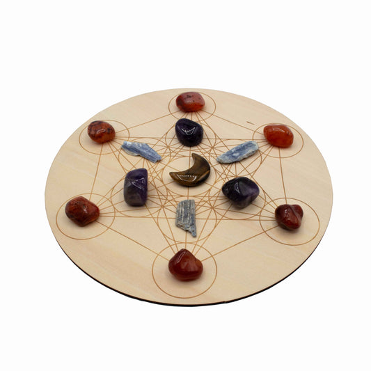 Metatron Crystal Grid Boards 8"