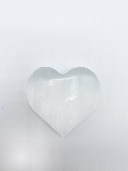 Selenite (Satin Spar) Hearts (Small)