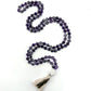 Mala of Compassion (matted Amethyst)