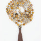 JUPITER MALA (OCEAN JASPER W/ BOTSWANA AGATE GURU BEAD)