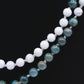 Blue lace Agate, Apatite, Bodhi Seed (Guru Bead)