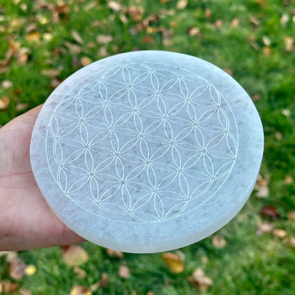 Selenite Crystal Charging Plate (Big)
