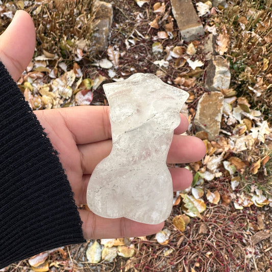 Clear Quartz Goddess Body (3-3.25 inches)